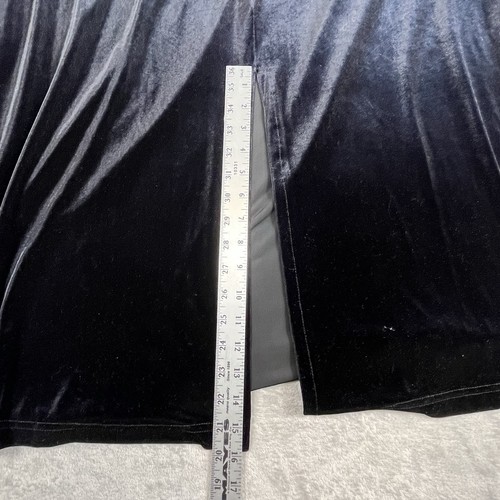 Vintage Ronni Nicole Samt langes Kleid schwarz 90er Y2K Whimsy Goth Fee Grunge XL - Bild 7 von 8