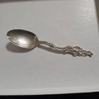 Wallace Sterling Silver cherub 4-1/4"Lg Demitasse Spoon 9.7g