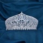 Wedding Bridal  CZ Crystal Tiara — photo 4