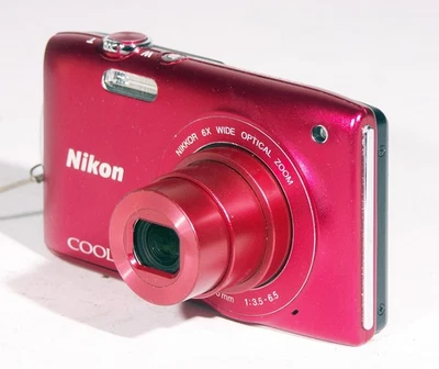 NIKON COOLPIX S3200 DIGITALKAMERA 16 MP 6-FACH OPTISCHER ZOOM - Bild 1 von 3