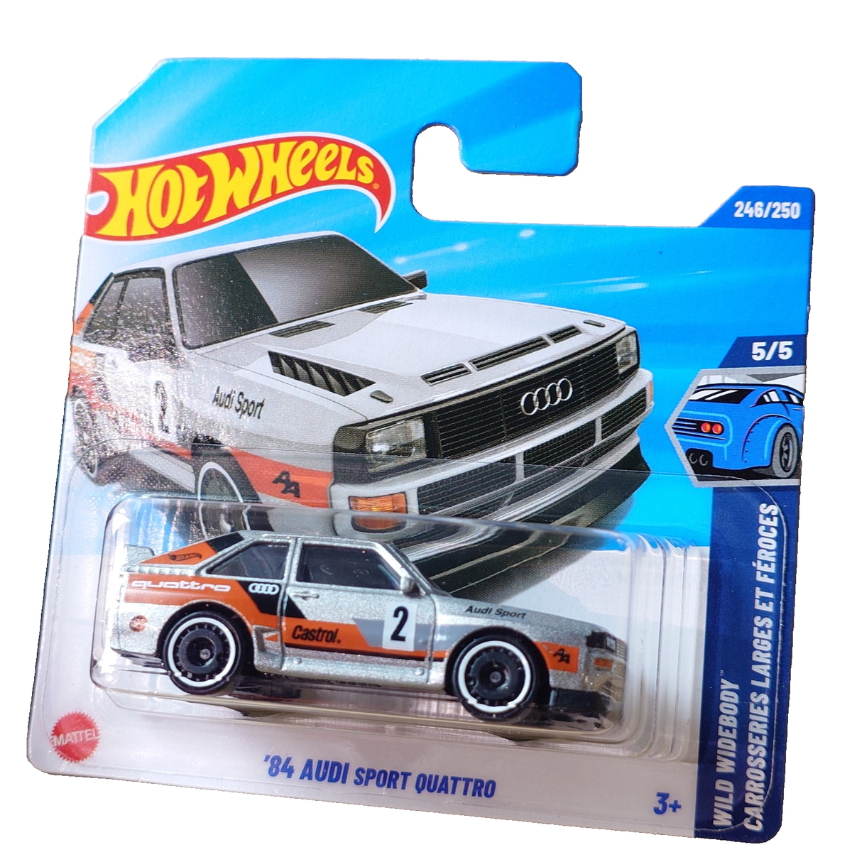 Hot Wheels '84 Audi Sport Quattro RTH TH Case P 2025 Short Card