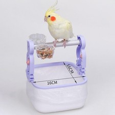 Bird Perch Stand Desktop Bird Stand for Budgie Lovebirds Small Medium Parrot