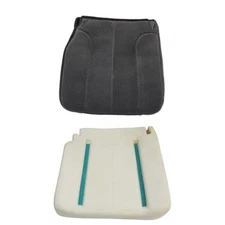  Cloth Dark Gray Driver Bottom Seat Cover and Bottom Foam Cushion Compatible 