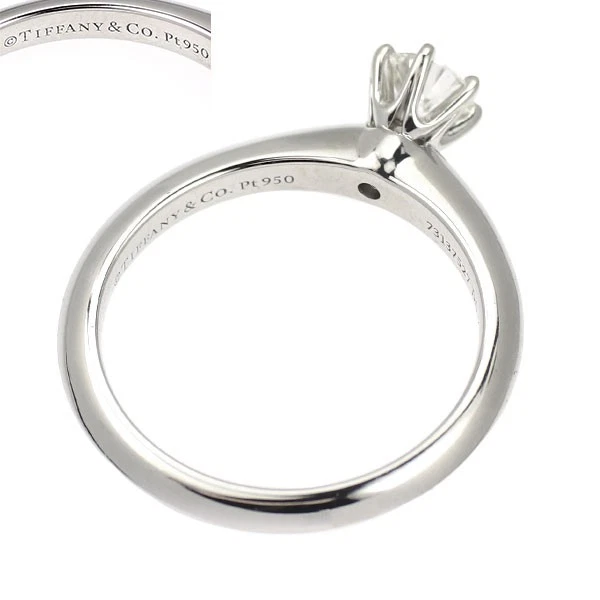 Кольцо с бриллиантом Tiffany Pt950 0,25 карата I VVS1 3EX солитер - подлинное бесплатная доставка от - Изображение 2 из 4