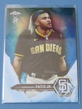 2021 Topps Chrome Ben Baller #I-6 Fernando Tatis Jr. Icy Blue Refractor /75