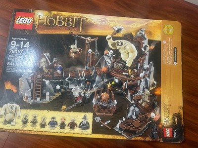 LEGO The Hobbit Goblin King Battle 79010 Set with Minifigures & Incomplete Build