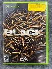 Black Original Xbox Game 2006 CIB W/ Manual TESTED, WORKS, & GOOD!