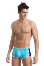 Nuevo bañador/calzoncillos Andrew Christian para hombre Btand. Traje de baño para hombre azul cielo