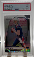 2024 Panini Prizm - Rookies Drake Maye #329 Silver Prizm (RC) PSA 9