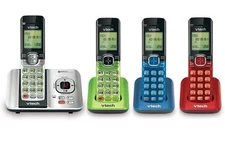 VTech CS6529-4B 4-Handset DECT 6.0 Cordless Phone with Answering System and C...