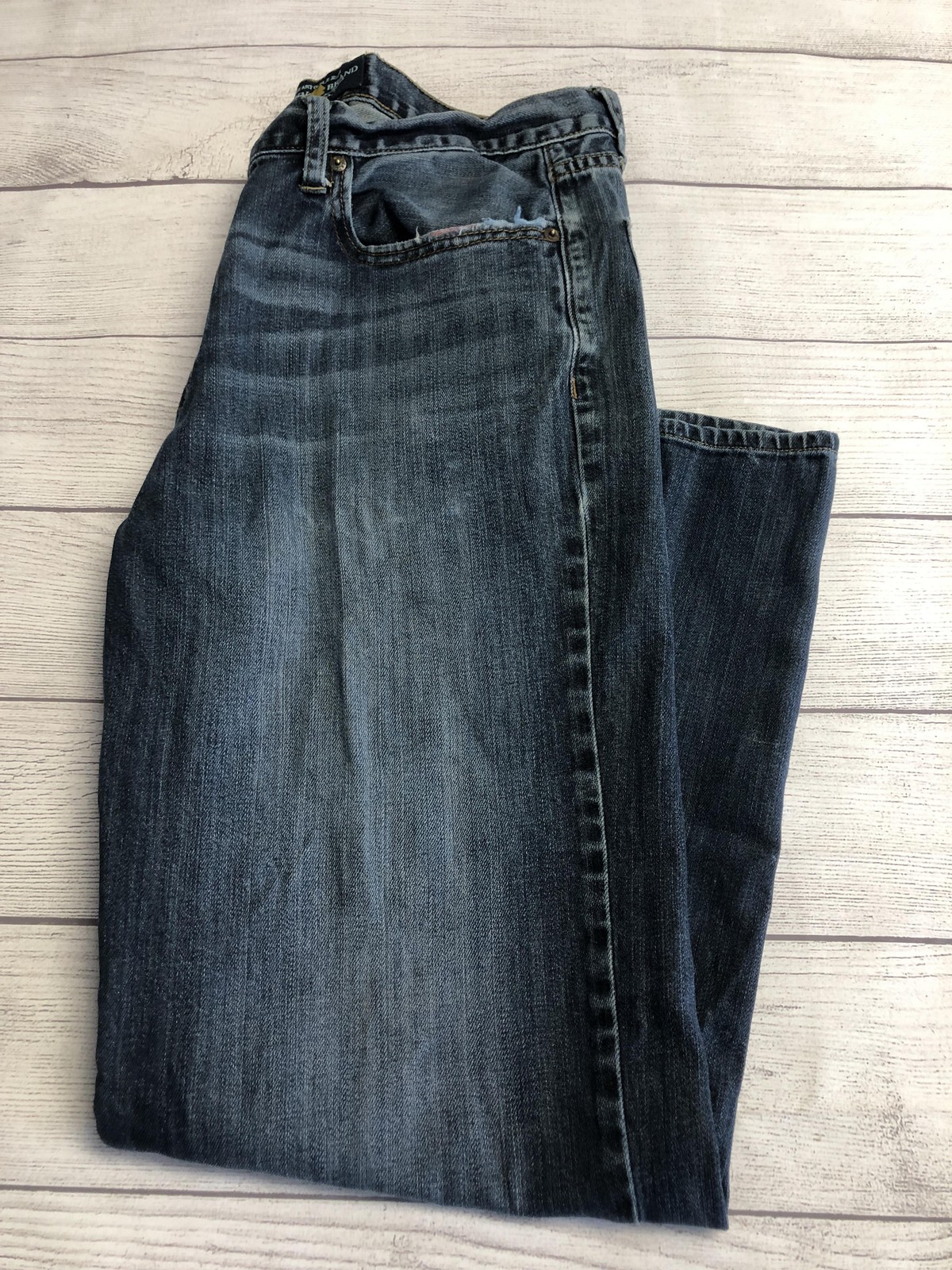Mens 36x30 Blue Med Wash Stretch Denim