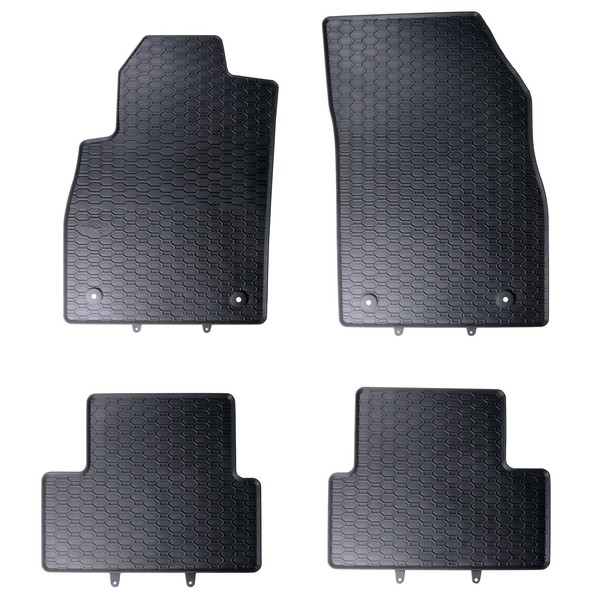 GummifußMatten Set FüR Opel Astra J + Cascada Gummimatten FußMatten Automatten-image