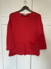 C&C California Women's Top Size Medium NWT Coral 100% Cotton Beach Resortwear