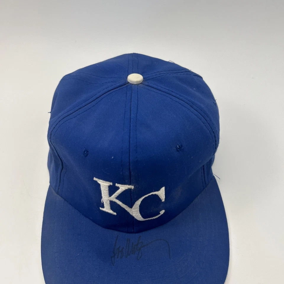 Kansas City Royals Vintage 90s Signed Snapback Hat - MLB Licensed - Image 2 of 4