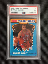 1990 Fleer All-Star Charles Barkley PSA 7