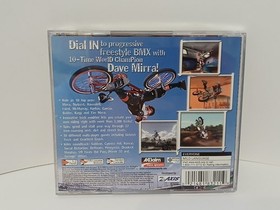 Dave Mirra Freestyle BMX (Sega Dreamcast, 2000) Complete CIB Tested & Works!