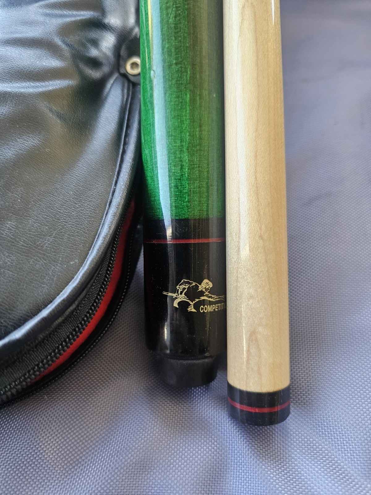 Vintage Pool Cue Sticks Lot Of 2 Wilson 19oz & Sportcraft Competition 19.5 Oz 