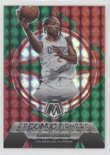 2022-23 Panini Mosaic Epic Performers Green Mosaic Prizm Kawhi Leonard #18 ru7