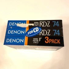 DENON RD-Z74 BLANK CASSETTE TAPE Set Of 3