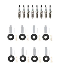 Denso 8 Iridium TT Plugs & NGK Ignition Coil Boots Kit for F-150 Mustang 5.0L V8