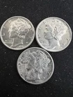 (3) Three mercury dimes~1941d, 1942d, 1943d