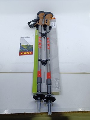 Leki Trail Trekkingstöcke Grey White Red 110/145 cm (650 20211)
