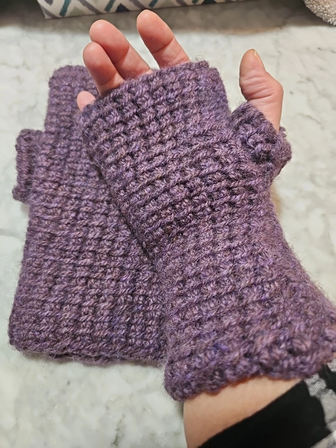 Hand Made Alpca Hand Warmers Gloves