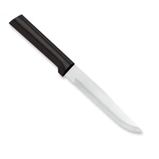 Cutlery Stubby Butcher Knife, Made in USA, Black Handle