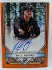 2024 Bowman Chrome Sterling Paul Skenes ROOKIE AUTO Orange Refractor /75 Pirates
