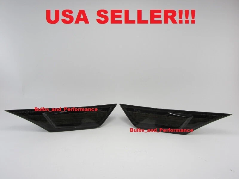 Marcadores laterales JDM ahumados LED Switchback ámbar/blanco para Honda Civic 2016-2021 Foto 3 de 4