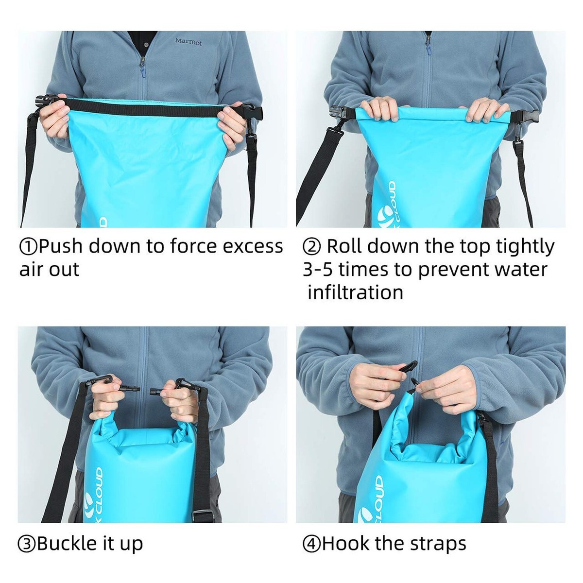 Bolsas Estancas Bolsa Seca Impermeable 10L Ideal Para Deportes