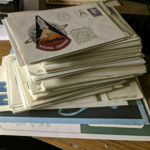 Lot of (6) Space Postal History Covers Moon Apollo Skylab NASA 60's 70's 80's