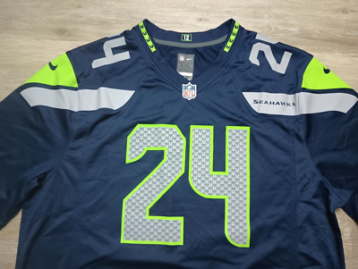 Seattle Seahawks Marshawn Lynch Jersey Nike XXL NFL Football
