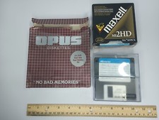lot of vintage computer disk