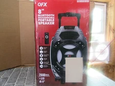 QFX Portable Bluetooth Speaker - PBX-61081BT SI Silver