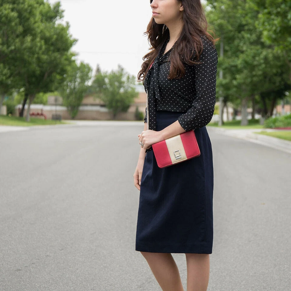 Women Fashion Faux Leather Shoulder Bag With Card Slot Wallet Case For iPhone 16 - Image 2 of 4