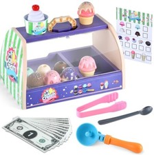 Ice Cream Toys for Kids, Toddler Pretend Play Kitchen Food Accessories NEW SEALD