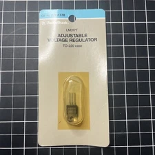 276-1778 ~ LM317T Adjustable Voltage Regulator ~ Radioshack ~ NOS