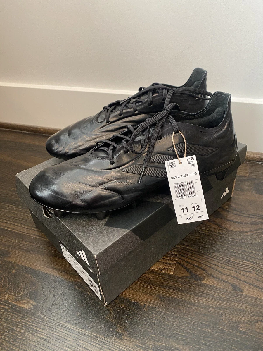 NIB Men Size 11 ADIDAS COPA PURE.1 FG Soccer Cleats All BLACK