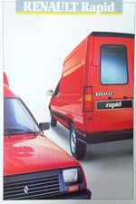 Renault Rapid 07/87 Prospekt Brochure Catalogue Broszura Folleto