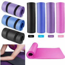 Yoga Mat Thick Non-slip Durable Exercise Fitness Gym Extra Mats Pilates Pad 2021
