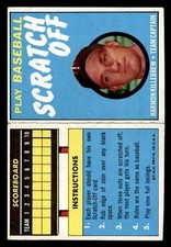 1971 Topps Scratch-Offs Baseball #11 Harmon Killebrew EX/MT