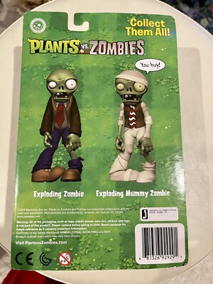 PLANTS VS. ZOMBIES EXPLODING ZOMBIE - RARE - In sealed box