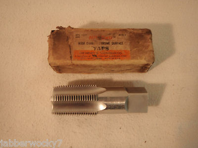 Vintage Milford 1'' pipe tap High Carbon Chrome Surface NOS? Henry G Thompson Co.