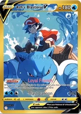 Ash’s Blastoise POKEMANPLUG Pokemon Card Non Holo (NonTcg)  1 of 30