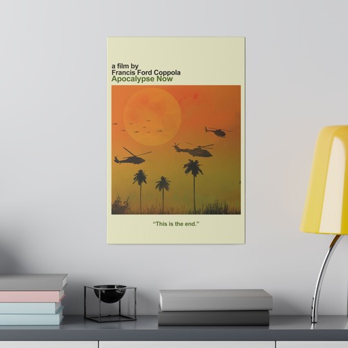 Apocalypse Now Minimalist Movie Poster Custom Canvas Wall Print - Picture 9 of 17