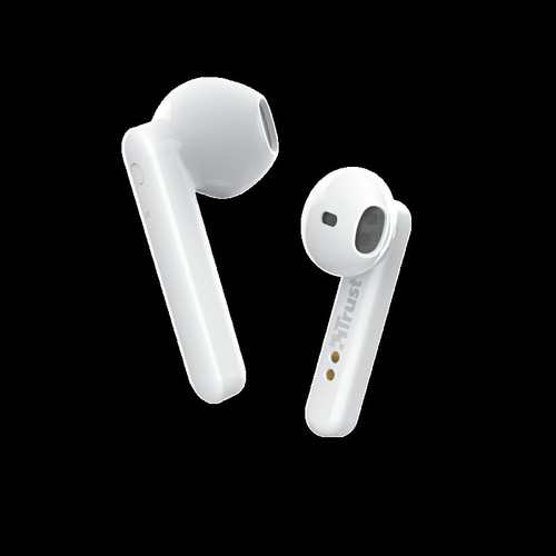 Trust Auricolari bluetooth Cuffiette Wireless custodia Bianco 23783 Primo  touch | eBay