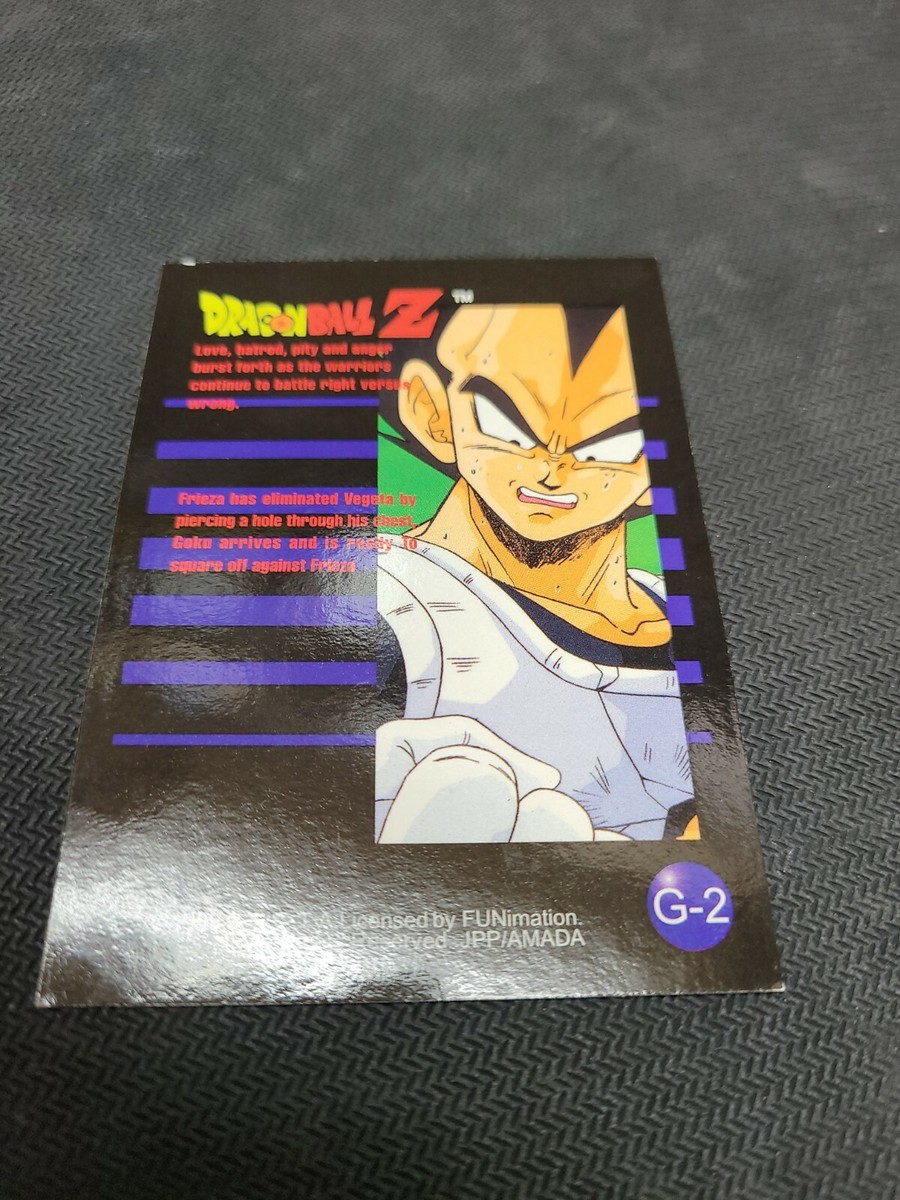 1999 FUNimation Dragon Ball Z # G-2, Goku Gold Foil Chase 1999 FUNimation Dragon Ball Z # G-2, Goku Gold Foil Chase