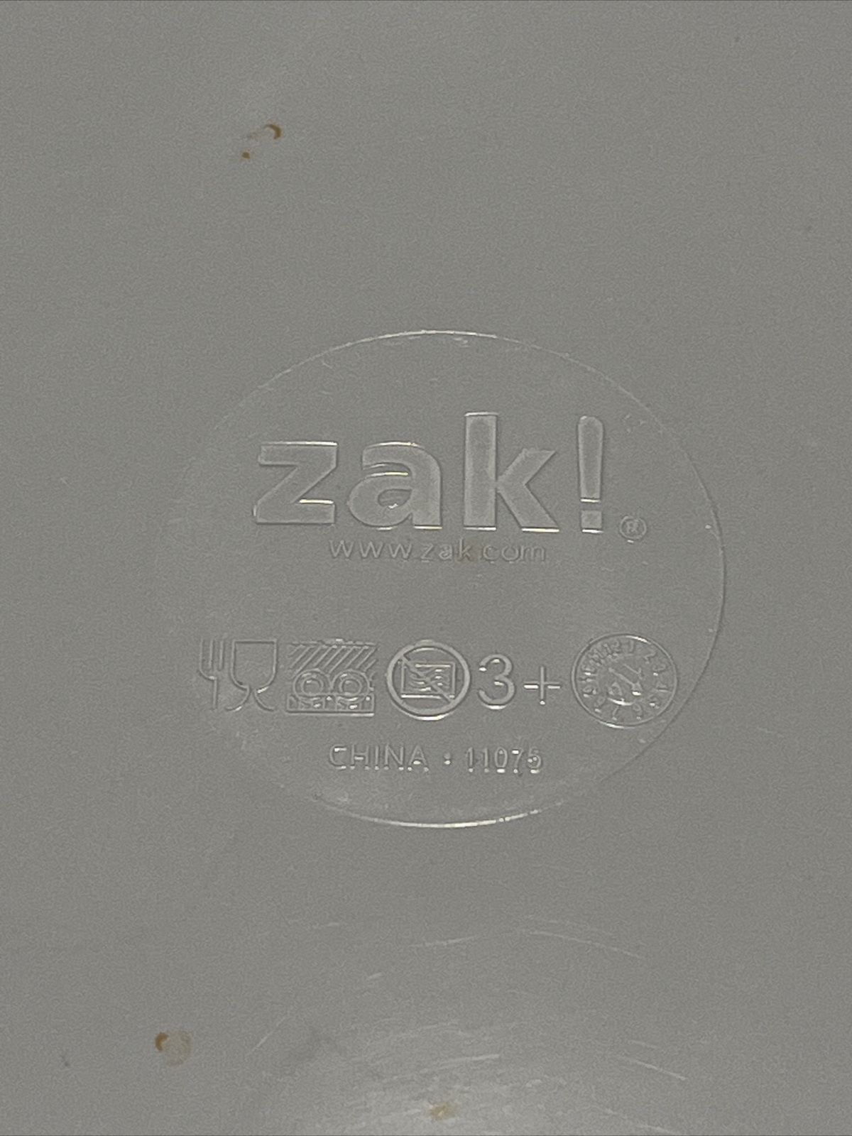 Zak Disney Frozen Olaf Snowman "I'm Olaf" Kids 8" Mealtime Melamine Snack Plate 