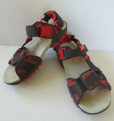 Clarks ° hübsche Sandalen Gr. 31 blau-rot Mädchen Schuhe Trekkingsandalen